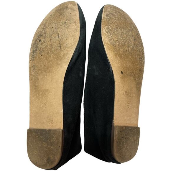 J. Crew Factory Black Suede Tassel Loafers - Size 9.5 - Picture 6 of 7